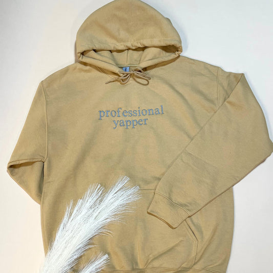 Professional Yapper Hoodie, Cozy Wear